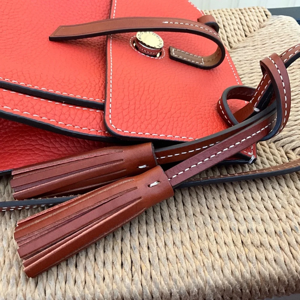 Dooney and bourke orange crossbody bag - Picture 4 of 5